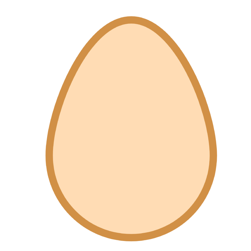 telur mentah